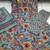 Teal Green Floral Printed Anarkali Kurta Set with Dupatta