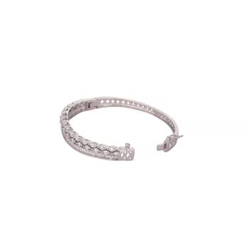 American diamond celeste curve openable bracelet 5