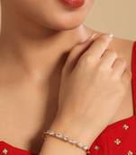 American diamond eternal glow openable bracelet