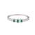 American diamond ziva emerald openable bracelet