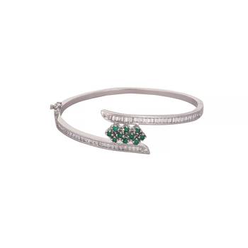 American diamond sage glint openable bracelet 4
