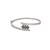 American diamond sage glint openable bracelet