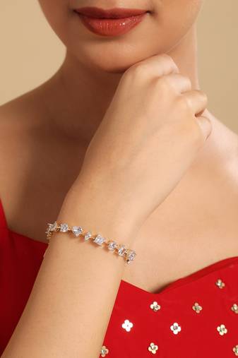 American diamond radiant luxe bracelet
