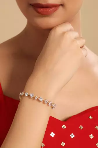 American diamond radiant luxe bracelet