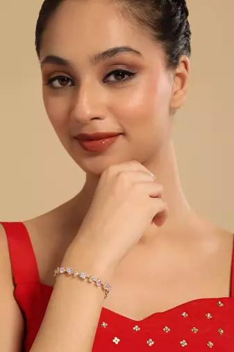 American diamond radiant luxe bracelet
