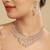 American diamond drop radiance necklace set