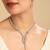 American diamond stellar grace necklace set