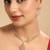 American diamond leaflet spark necklace set