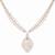 American diamond leaflet spark necklace set