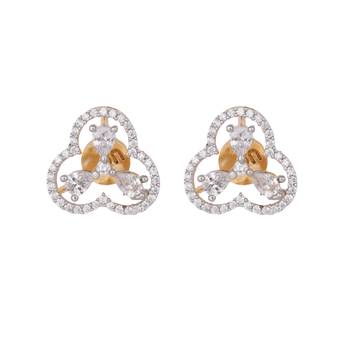 American diamond cleo minimal drop necklace set 5
