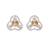 American diamond cleo minimal drop necklace set