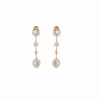 American diamond twilight drops necklace set 5