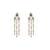 American diamond emerald fern dew necklace set