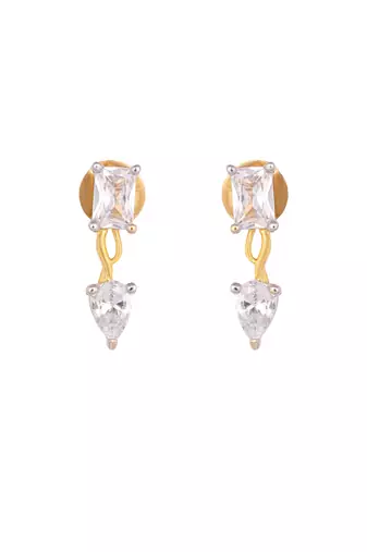 American diamond blissful minimal necklace set