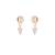 American diamond blissful minimal necklace set