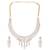 American diamond spark veil necklace set
