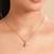 American diamond drop pendant necklace set