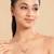 American diamond sunkissed pearl bloom minimal necklace set