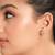 American diamond sunkissed pearl bloom minimal necklace set