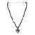 Twilight blossom beaded necklace