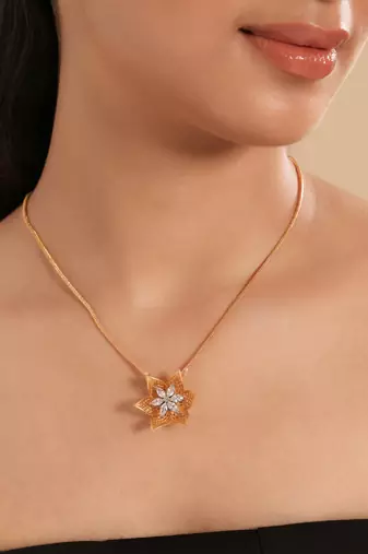 American diamond evo spark pendant necklace