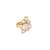 American diamond aurora baroque pearl adjustable ring