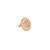 American diamond aureate pearl adjustable ring