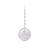 American diamond fern maang tikka