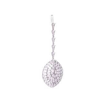 American diamond fern maang tikka 4