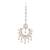 American diamond crescent charm maang tikka