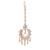 American diamond crescent charm maang tikka