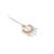 American diamond crescent charm maang tikka