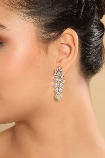22k gold plated dewdrop elegance earrings