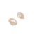 American diamond drape hoop earrings