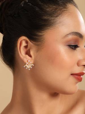 American diamond mellow stud earrings 1