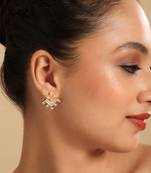 American diamond mellow stud earrings