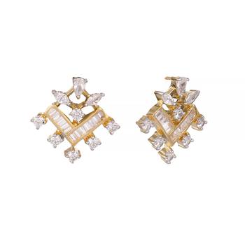 American diamond mellow stud earrings 4