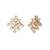American diamond mellow stud earrings