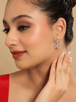 American diamond zest stud earrings 1