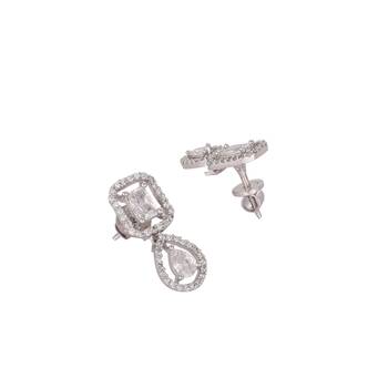American diamond chic mini drop earrings 5