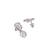 American diamond chic mini drop earrings