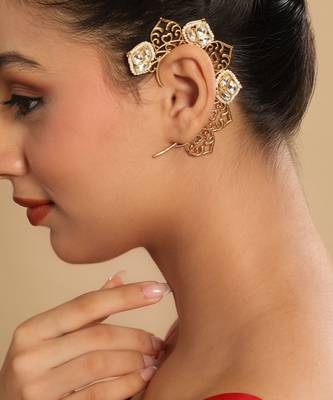 Gold plated inaayat earcuff 2