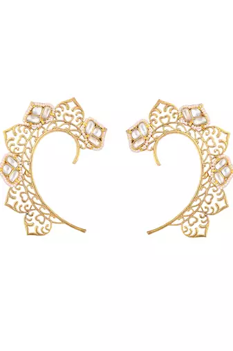 Gold plated inaayat earcuff