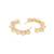 Gold plated inaayat earcuff