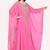 Graceful Glow: Pink Designer Stitched Kaftan With Gold Handwork Embroidery 