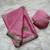 pink heavy zari work chinon silk saree with fancy blouse