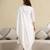White chanderi embroidery kurta pant with dupatta set
