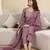 Peach cotton embroidery kurta pant with dupatta set