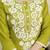 Green cotton embroidery kurta pant with dupatta set