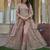 DESIGNER PINK COLOR NET FABRIC ANARKALI SALWAR SUIT SEMI STITCHED DUE STYLE